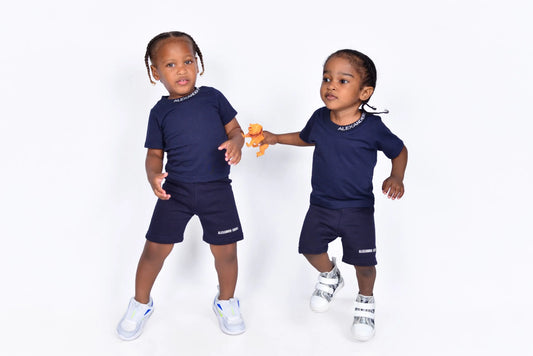 Alexander Smoke Boys Matching Set – Smoke Blue